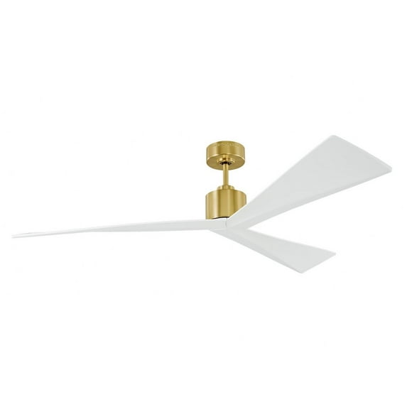 Monte Carlo Adler 60 Adler 60 60" 3 Blade Ceiling Fan - Brass