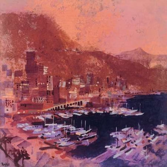 Monte Carlo Canvas Art - Colin Ruffell (24 x 24)
