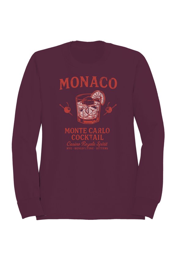 Monte Carlo Cocktail Design Men's Sweatshirt