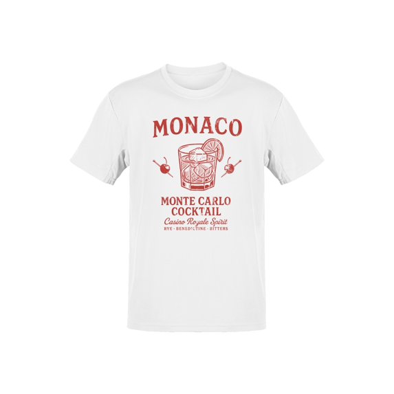 Monte Carlo Cocktail Design Men's T-shirt