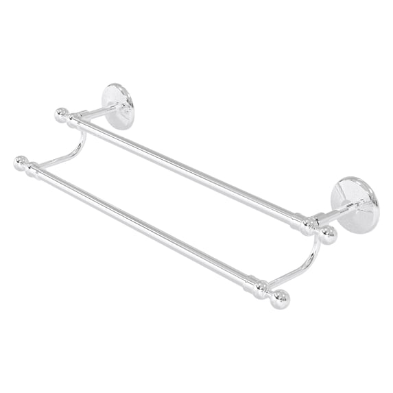 Monte Carlo Collection Double Towel Bar - Polished Chrome / 24 Inch