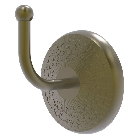 Monte Carlo Collection Robe Hook in Antique Brass