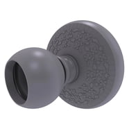 Allied Brass DT-98 Shower Rod Brackets - Matte Black, Solid Brass Pair