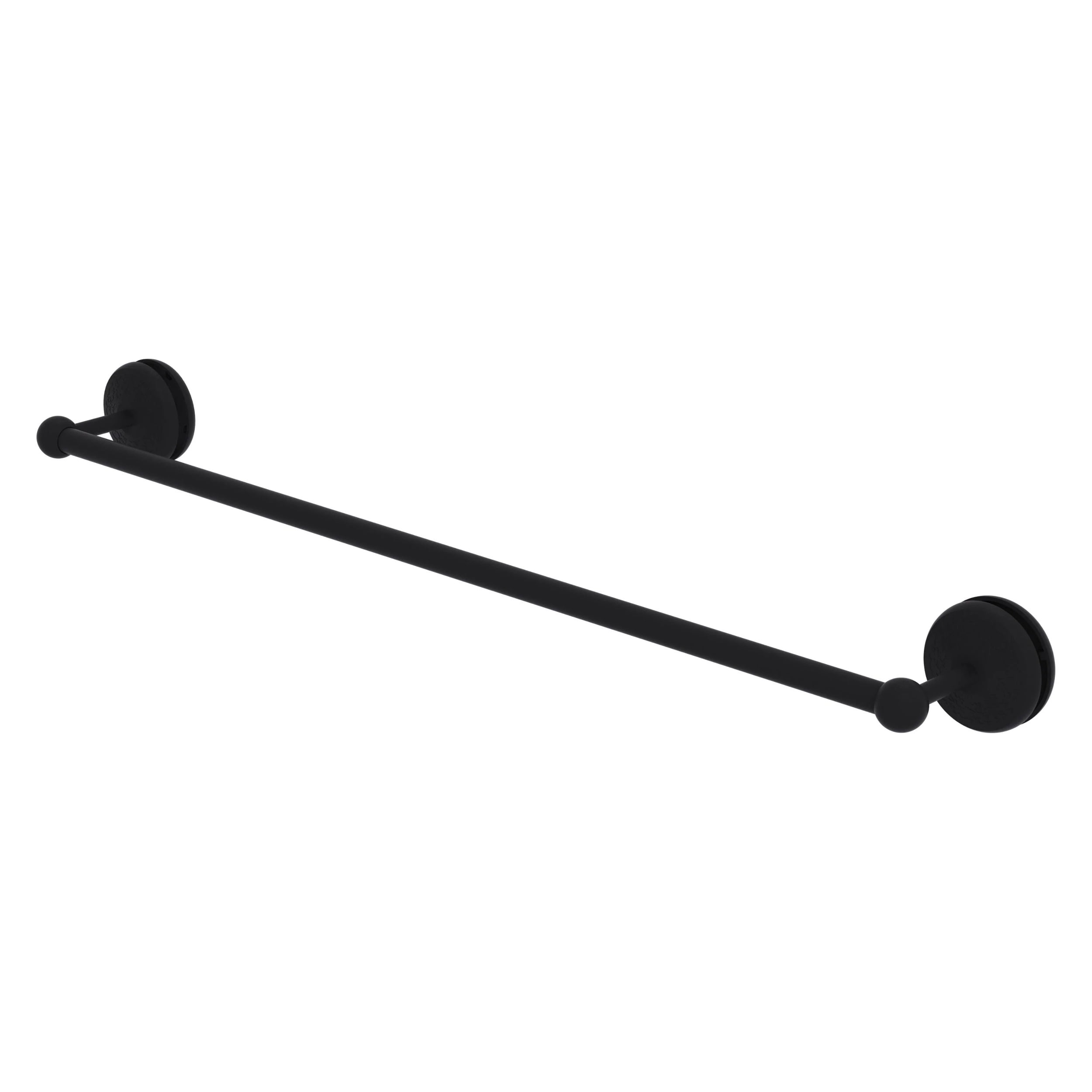 Monte Carlo Collection Shower Door Towel Bar Matte Black / 30 Inch