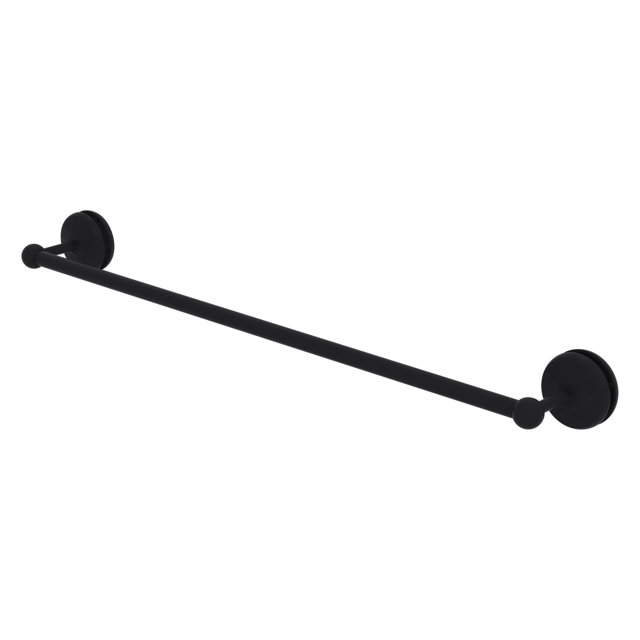 Monte Carlo Collection Shower Door Towel Bar Matte Black / 30 Inch