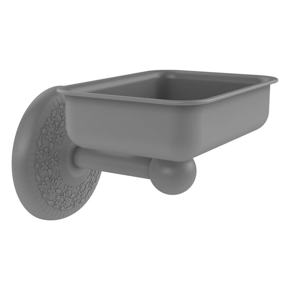 Monte Carlo Collection Wall Mounted Soap Dish - Matte Gray