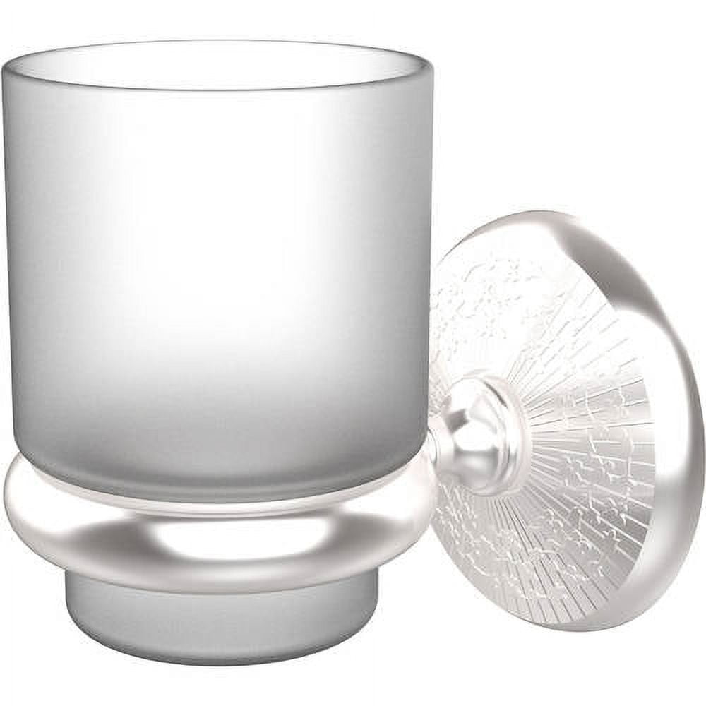 Allied Brass Monte Carlo Collection Wall Mounted Tumbler Holder in Satin  Nickel at