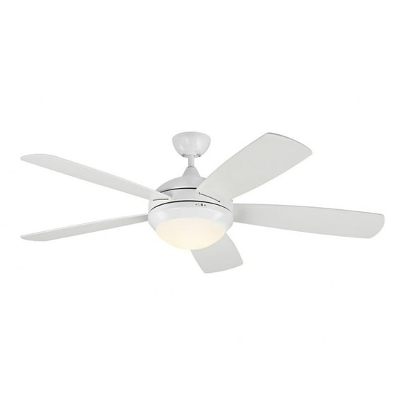 Monte Carlo Discus Smart 52 Led Discus Smart 52 52" 5 Blade Smart Led Ceiling Fan - White