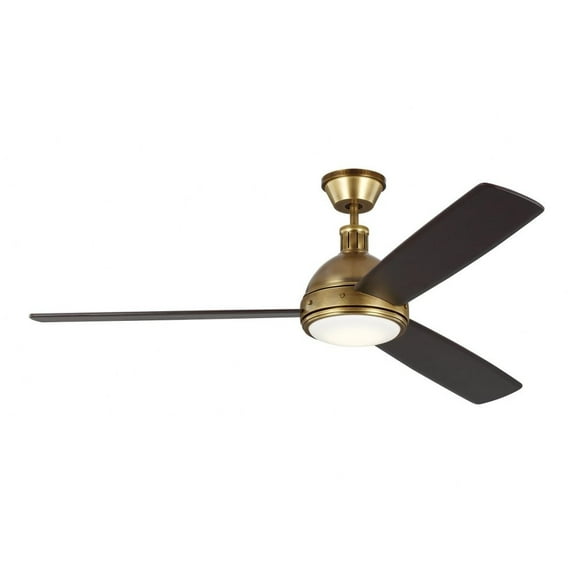 Monte Carlo Hicks 60 Led Hicks 60 60" 3 Blade Led Ceiling Fan - Brass