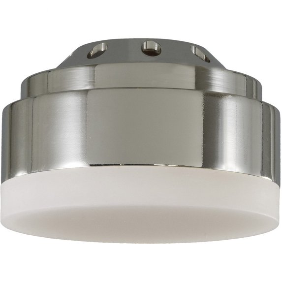 MC263PN-Visual Comfort Fan Collection-Monte Carlo Fans-Accessory-3.88 Inch 15W 1 LED Light Kit-Polished Nickel Finish