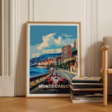 Monte Carlo Monaco Travel Wall Decor