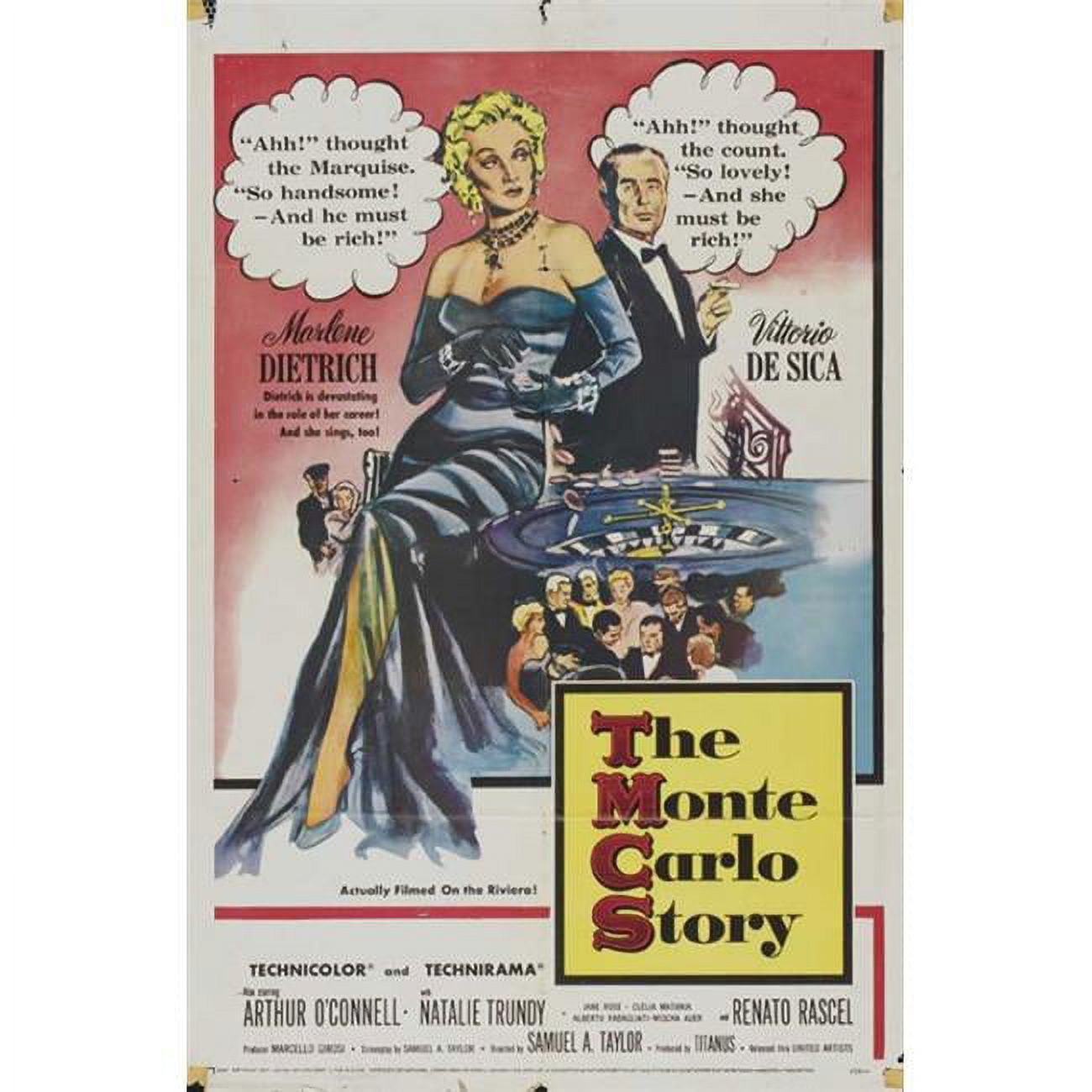 Monte Carlo Movie Poster 27 x 40 in.