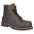 thumbnail image 1 of DieHard Men's Safety Toe Ankle-High, Wide Chunky Closed Toe Brown Safety Shoes, Size 7, 1 of 7