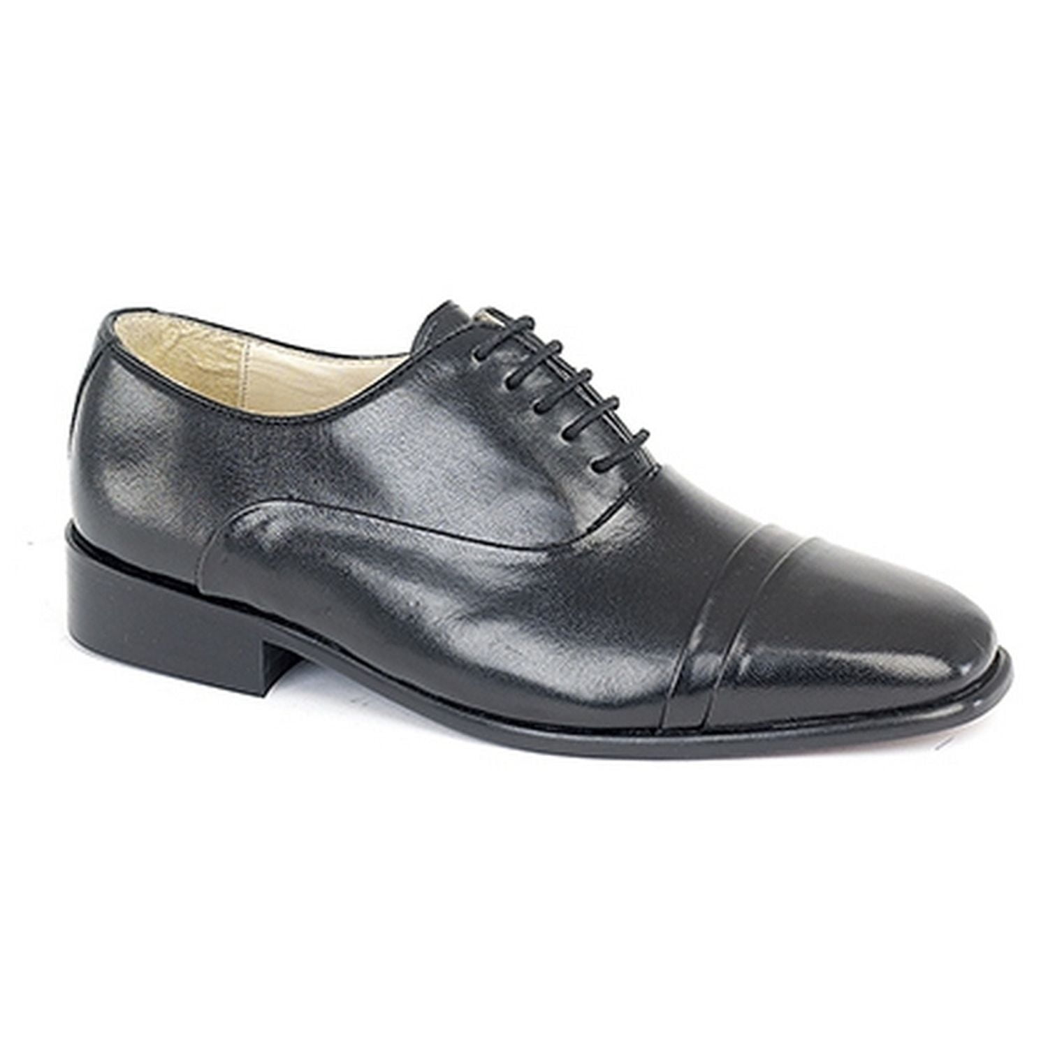 Montecatini Mens Folded Cap Oxford Tie Leather Shoes  display picture 2