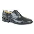 thumbnail image 1 of Montecatini Mens Folded Cap Oxford Tie Leather Shoes, 1 of 3