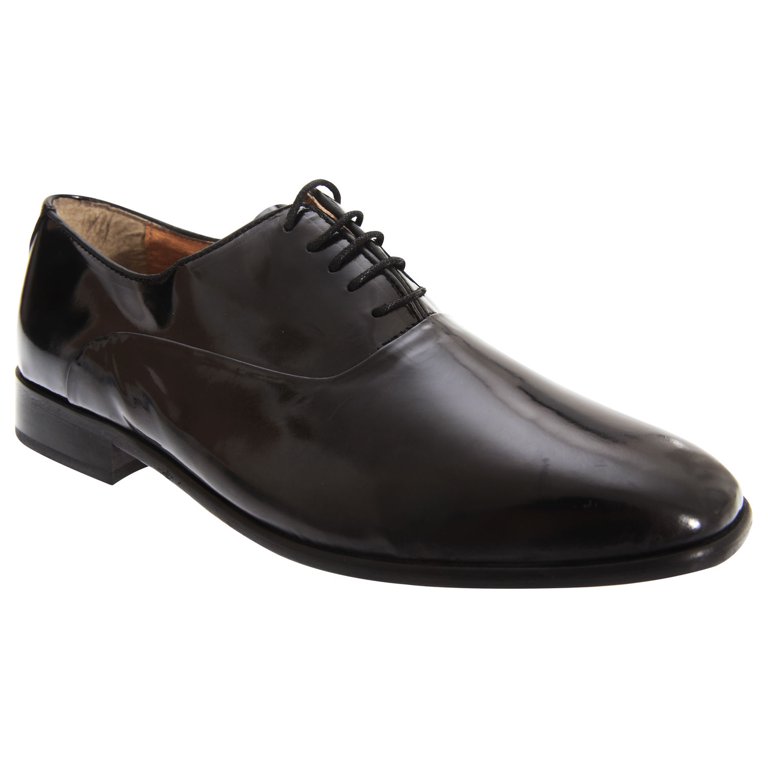 Men’s Uniform Dress Patent Oxfords Uniform Hi-Gloss Oxford Black Dress Shoe main image 4