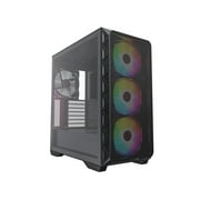 Montech E-ATX Mid Tower Computer Case with ARGB Fans, Black