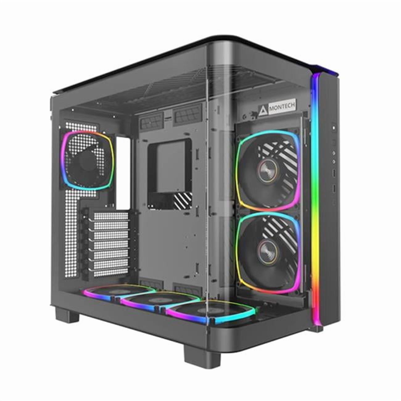 Montech KING 95 PRO-B.US KING 95 Pro B Dual-Chamber ATX Mid-Tower PC ...