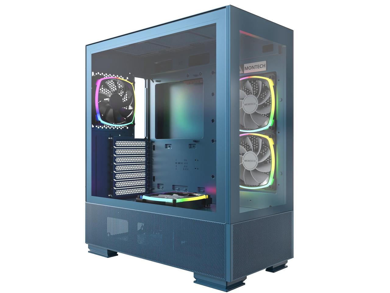 Montech Sky Two ATX Gaming Mid Tower Computer Case with Dual