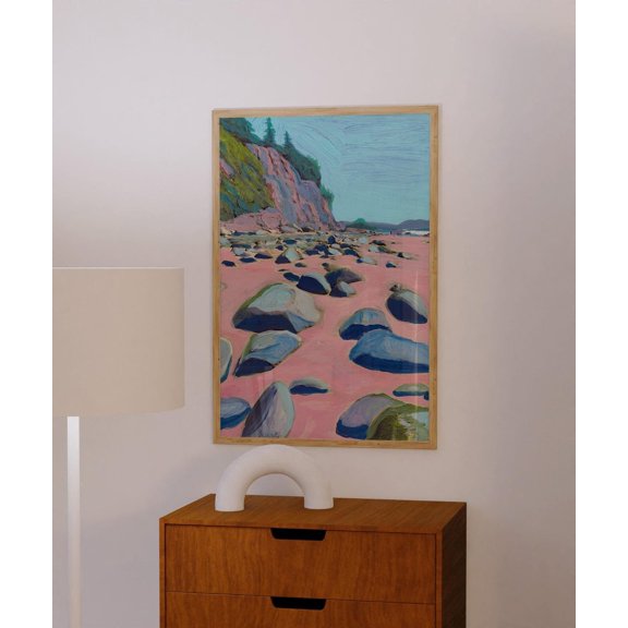 Montecito Beach Rocks Coastal Wall Decor
