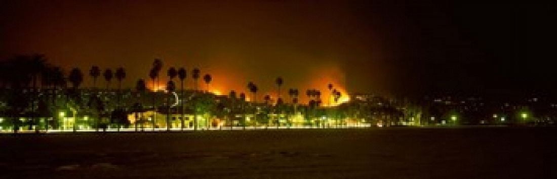 Montecito Santa Barbara California Canvas Art - Panoramic Images (38 x 12)