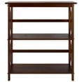thumbnail image 1 of Montego 3-Shelf Folding Bookcase, White, 1 of 1