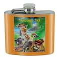 thumbnail image 1 of Montego Bay Jamaica Giraffe Zebra Lion Stainless Steel 5oz Hip Drink Kidney Flask, 1 of 4