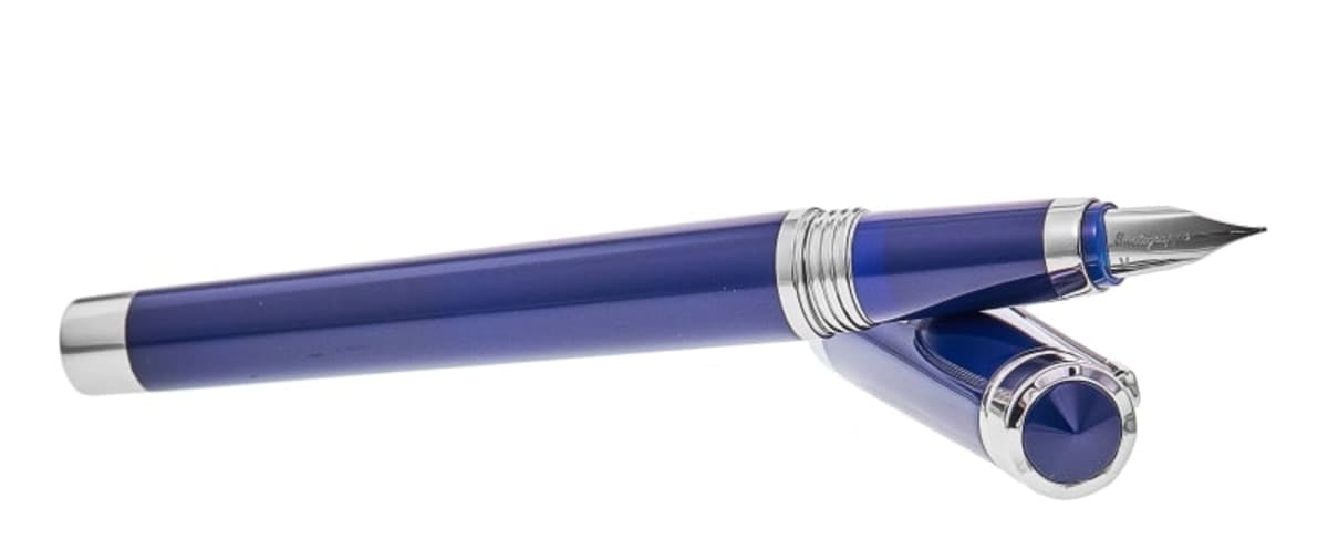 Montegrappa Parola Medium Nib Navy Blue Fountain Pen ISWOT3AD