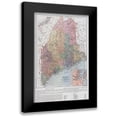 thumbnail image 1 of Monteith 10x14 Black Modern Framed Museum Art Print Titled - Maine - United States - Monteith 1882, 1 of 5