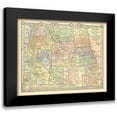 thumbnail image 1 of Monteith 18x15 Black Modern Framed Museum Art Print Titled - Western States - Monteith 1882, 1 of 5