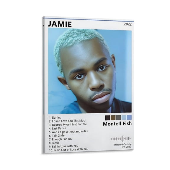 Montell Fish Poster (1) Print Photo Art Painting Canvas Poster Home Decorative Bedroom Modern Decor Posters Gifts 24x36inch(60x90cm)