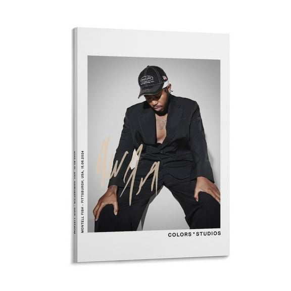 Montell Fish Poster (5) Canvas Art Poster and Wall Art Picture Print Modern Family bedroom Decor Posters 12x18inch(30x45cm)