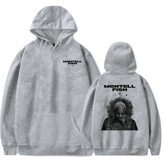 Montell Fish Retro Casual Hoodie - Unisex Merch Pullover, Streetwear Fashion Tops
