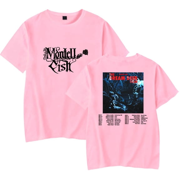 Montell Fish The Dream Deer Tour T-Shirts Merch Unisex Fashion Short Sleeve Tees Crew Neck Tops