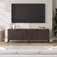 thumbnail image 1 of Montello Rectangular TV Stand for TV's up to 78" in Alder Brown, 1 of 9