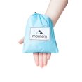 thumbnail image 1 of Montem Premium Pocket Blanket / Compact Picnic, Beach, Outdoor, Camping Blanket Made From Premium Soft and Lightweight Waterproof Material Ideal for Camping / Traveling / Hiking (Seafoam Blue), 1 of 4