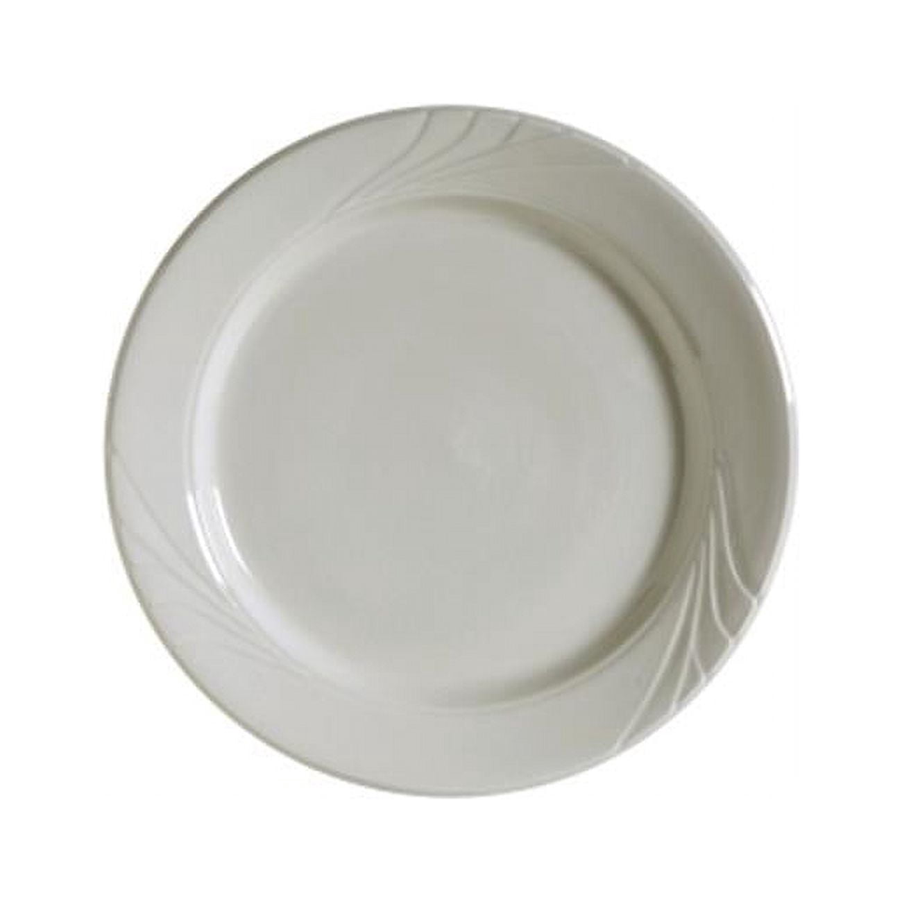 Monterey 6.25 in. Embossed Pattern China Plate - American white - 3 ...