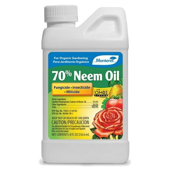Monterey 70% Neem Oil Concentrate, 8oz