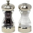 Monterey Acrylic Salt Shaker & Pepper Mill Set Adjustable Grinder for