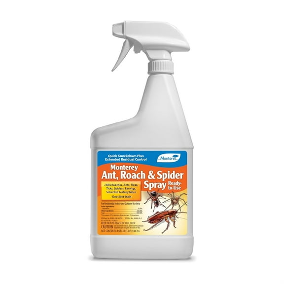 Monterey Ant, Roach & Spider Spray, RTU Trigger Spray Bottle, 32 fl oz