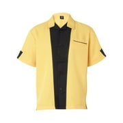 Hilton Monterey Bowling Shirt HP2245 Gold/ Black XL