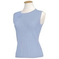 thumbnail image 1 of Monterey Club Ladies 77% Rayon/23% Nylon Gauge Cable Knit Sleeveless Sweater #6161, 1 of 2