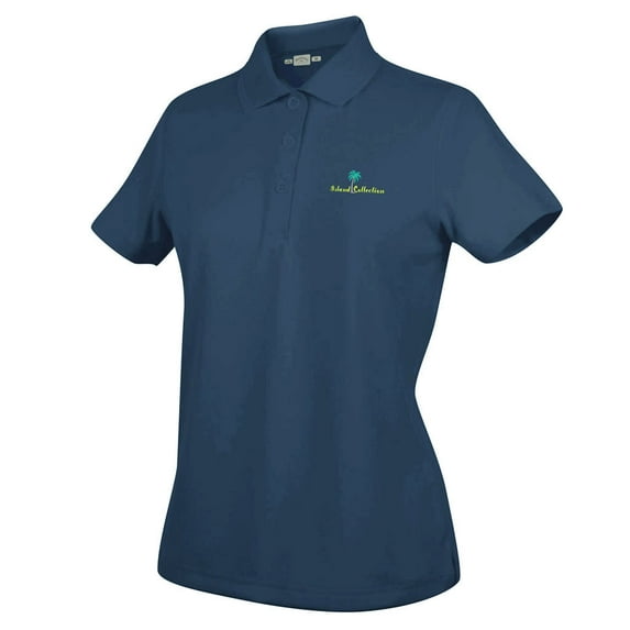 Monterey Club Ladies' Dry Swing Mini Diamond Jacquard Golf Polo Shirt #2041