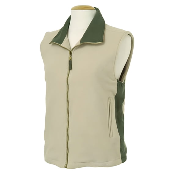 Monterey Club Ladies Fleece Full Front Zipper Sleeveless Vest #2729
