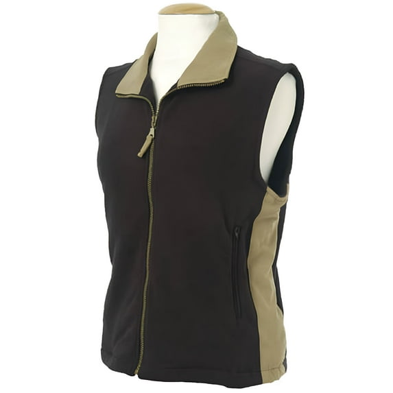 Monterey Club Ladies Fleece Full Front Zipper Sleeveless Vest #2729