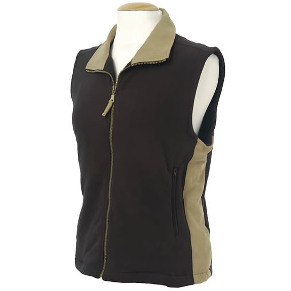 Monterey Club Ladies Fleece Full Front Zipper Sleeveless Vest #2729