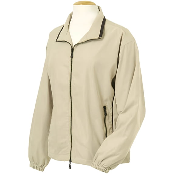 Monterey Club Ladies Microfiber Satin Peached Full Front Zipper Jacket #2768