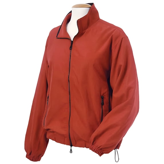 Monterey Club Ladies Microfiber Satin Peached Full Front Zipper Jacket #2768