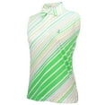 thumbnail image 1 of Monterey Club Ladies Print Sleeveless Sport Golf Polo Shirt #2525, 1 of 2