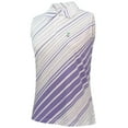 thumbnail image 1 of Monterey Club Ladies Print Sleeveless Sport Golf Polo Shirt #2525, 1 of 2